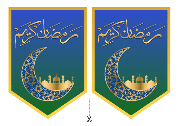 ramadan kareem printable hanging flags – 10 bunting designs for ramadan decor
