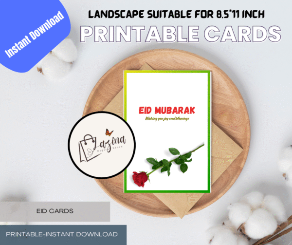 eid mubarak | eid greeting card | printable eid cards