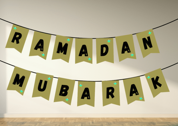 printable ramadan hanging – arabic alphabet & ramadan kareem wall decor