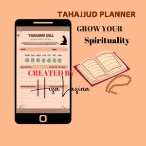 🕊️ tahajjud prayer tracker – 7 & 21 day printable planner