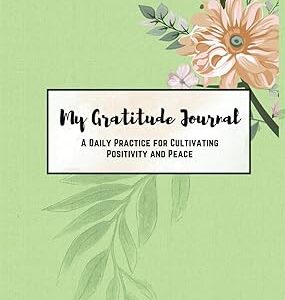 Minimalist printable gratitude journal with elegant design, soft pastel tones, and inspiring daily reflection prompts for mindfulness and self-growth.