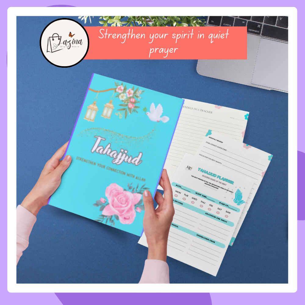 daily tahajjud planner |muslim prayer planner | tahajjud salah tracker (digital download) daily tahajjud planner |muslim prayer planner | tahajjud salah tracker (digital download)