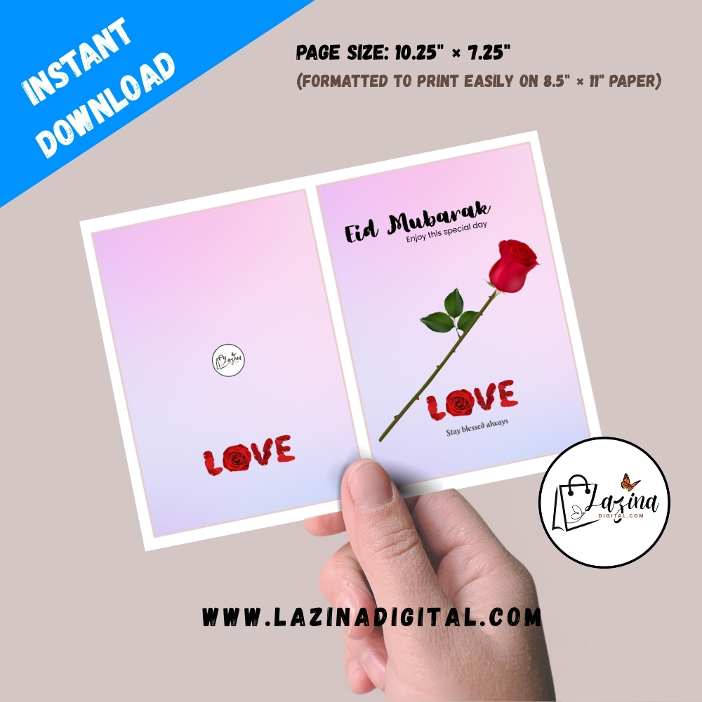 folded eid mubarak printable card | arabic calligraphy design (copy) folded eid mubarak printable card | arabic calligraphy design (copy)