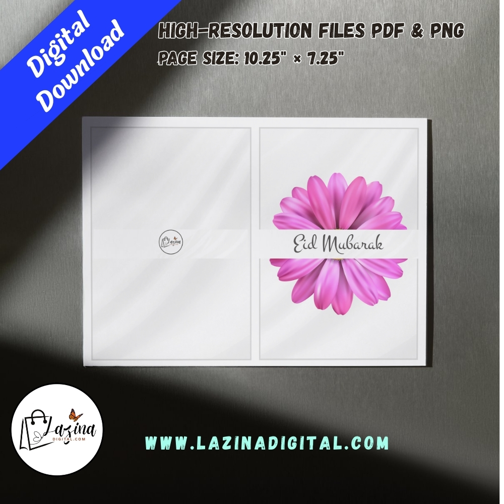 folded eid mubarak printable card | arabic calligraphy design (copy) folded eid mubarak printable card | arabic calligraphy design (copy)