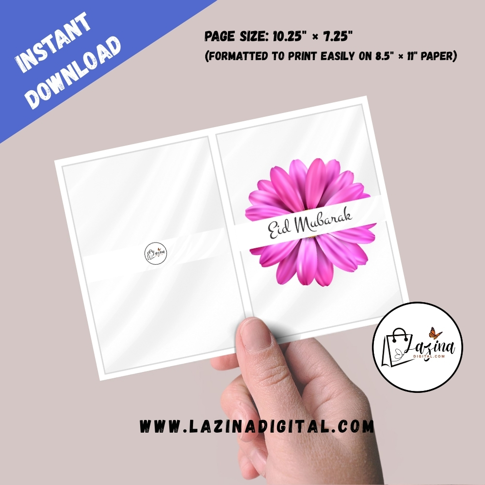 folded eid mubarak printable card | arabic calligraphy design (copy) folded eid mubarak printable card | arabic calligraphy design (copy)