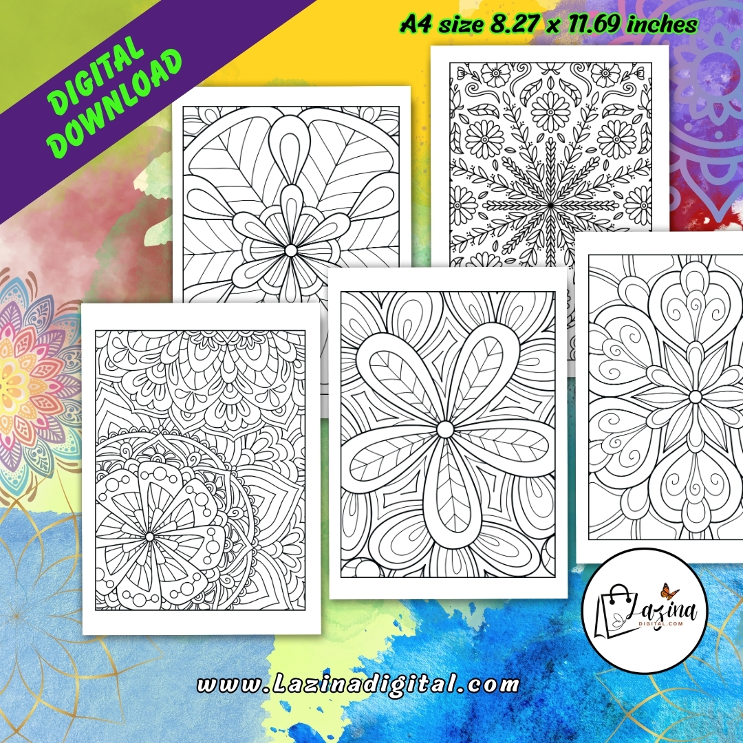 24 themed mandala coloring pages printable, a4 adult coloring book pdf, intricate mandala art, stress relief coloring sheets, digital download, instant download 24 themed mandala coloring pages printable, a4 adult coloring book pdf, intricate mandala art, stress relief coloring sheets, digital download, instant download
