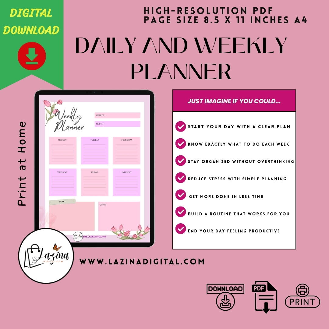 digital daily and weekly planner | to do list + weekly planner | ipad & printable | minimal eucalyptus digital daily and weekly planner | to do list + weekly planner | ipad & printable | minimal eucalyptus