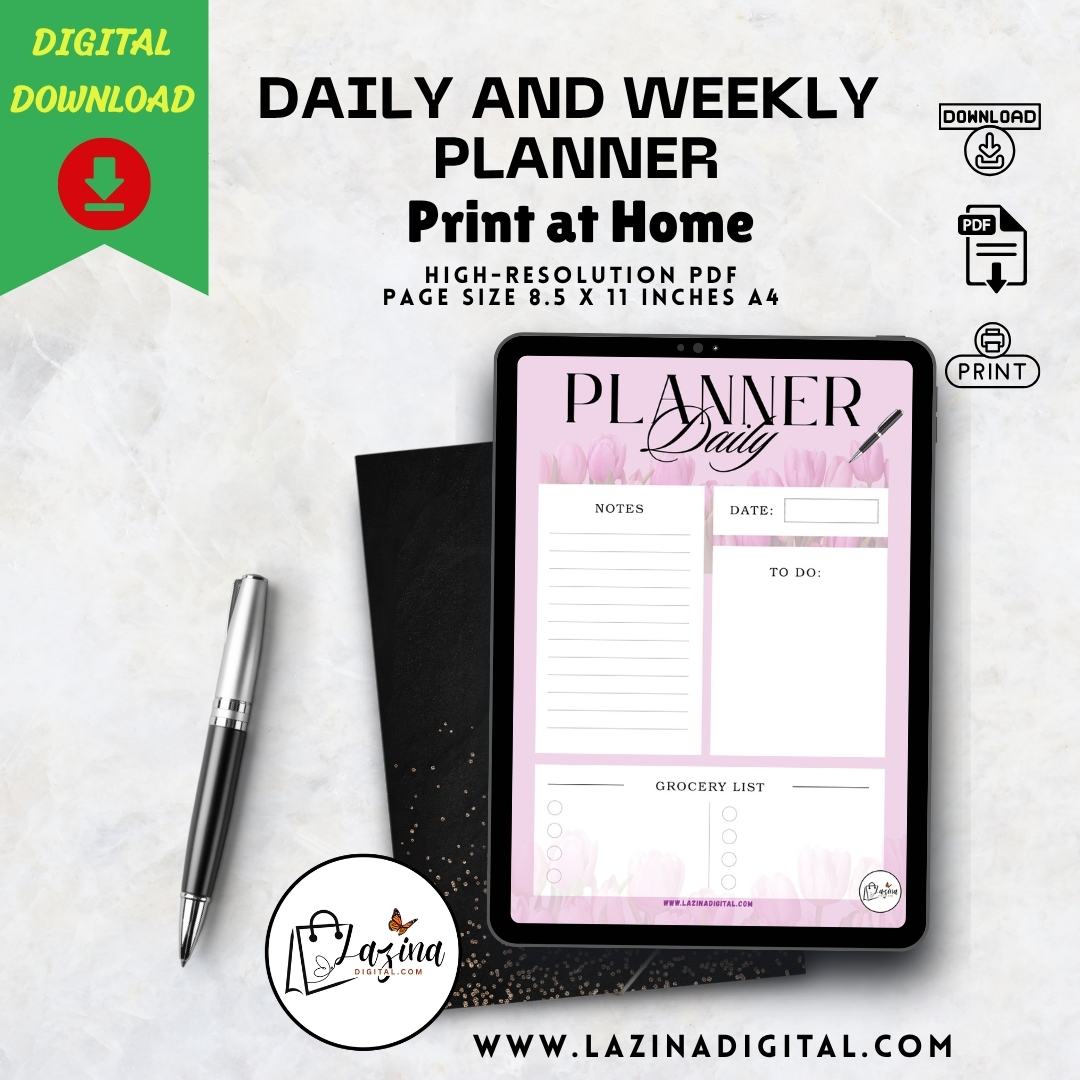 digital daily and weekly planner | to do list + weekly planner | ipad & printable | minimal eucalyptus digital daily and weekly planner | to do list + weekly planner | ipad & printable | minimal eucalyptus