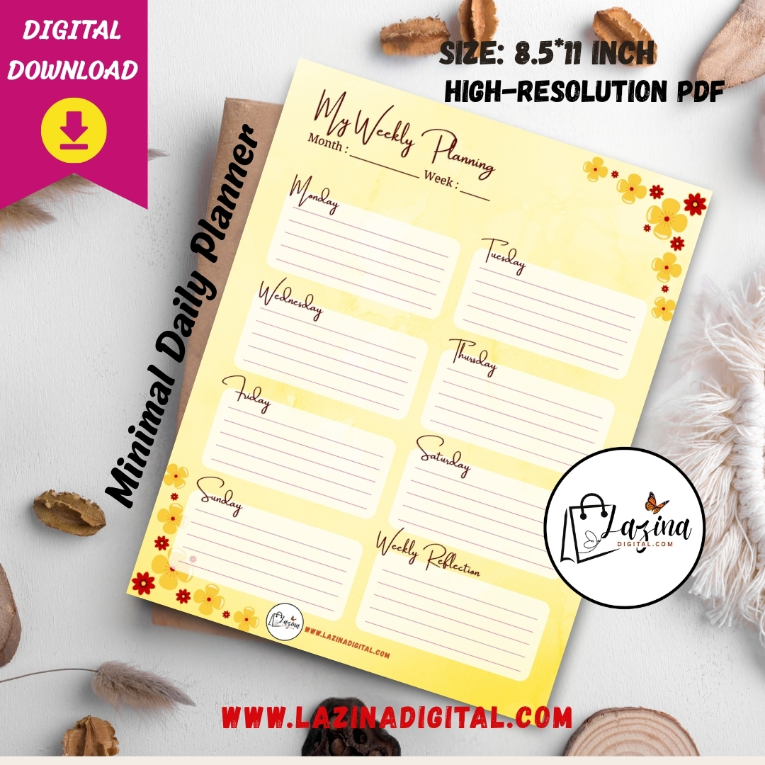 digital weekly planner