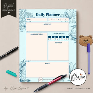 Daily planner pages