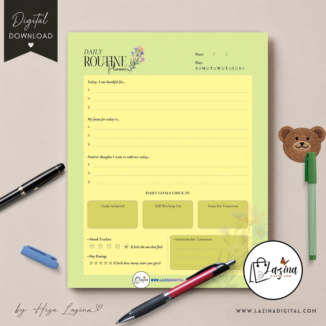 daily routine planner