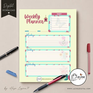 digital weekly planner