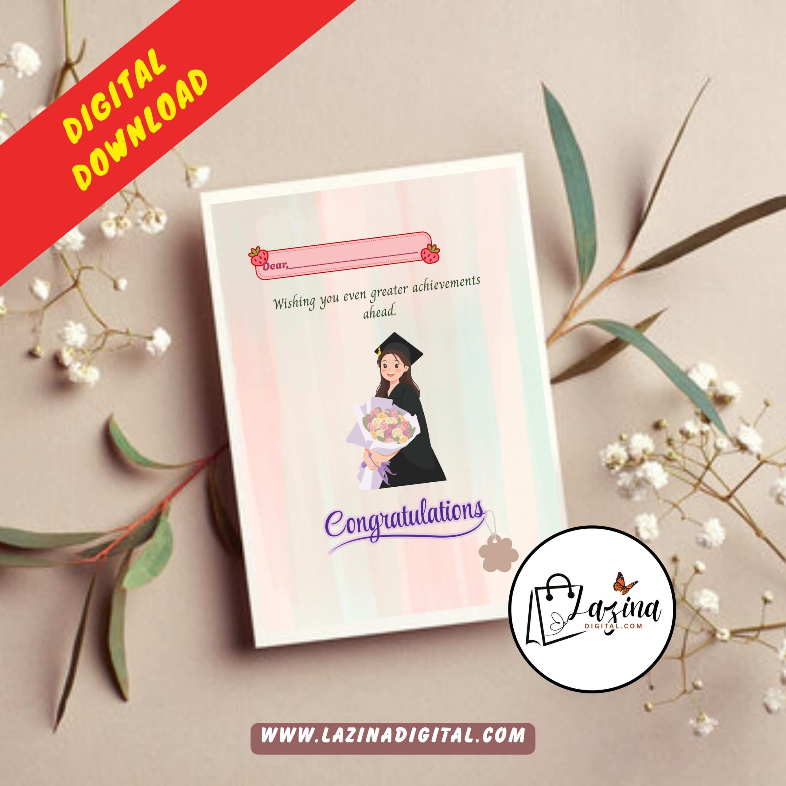 digital greeting card | congratulations on success printable e card | best wished ecard printable 5x7 digital greeting card | congratulations on success printable e card | best wished ecard printable 5x7