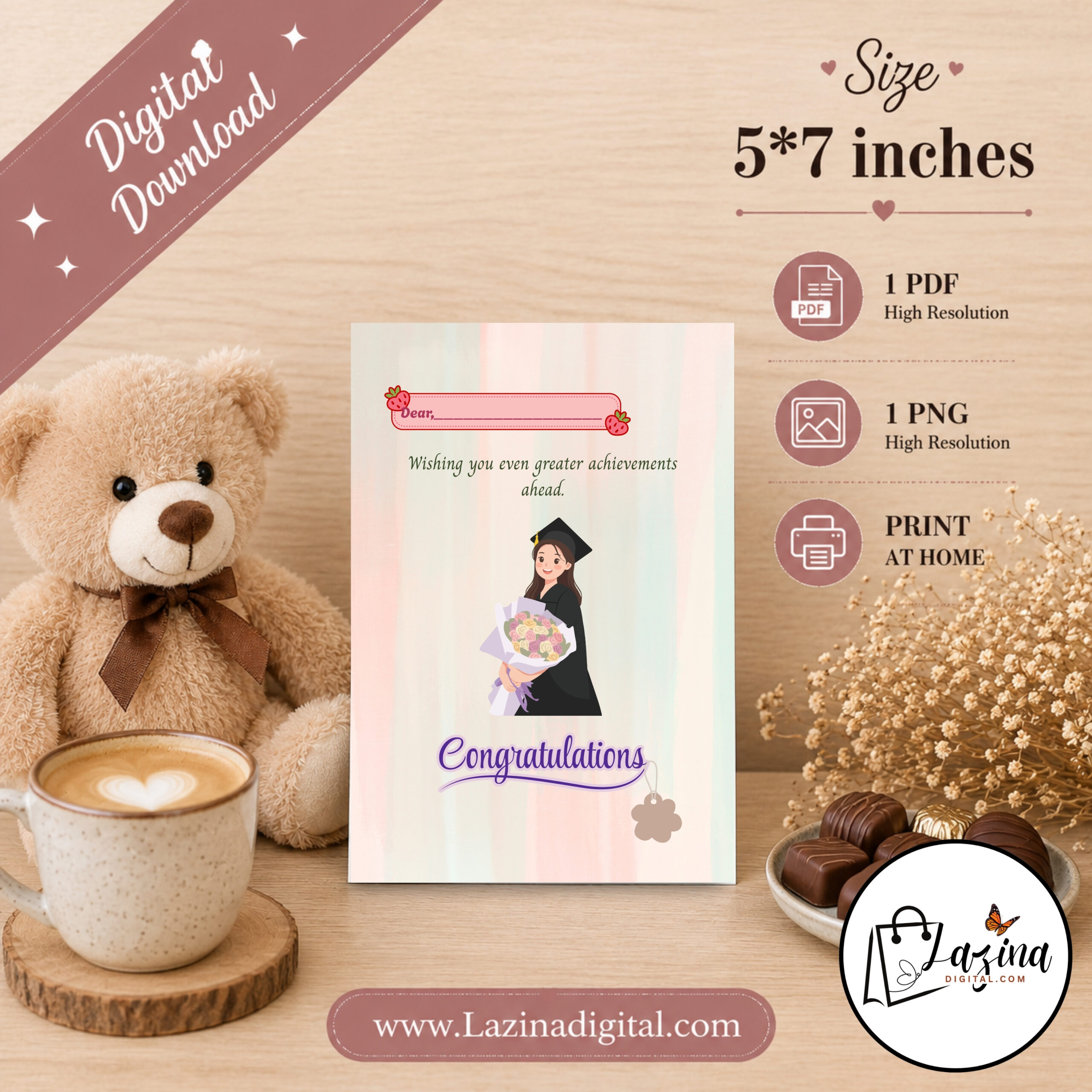 digital greeting card | congratulations on success printable e card | best wished ecard printable 5x7 digital greeting card | congratulations on success printable e card | best wished ecard printable 5x7