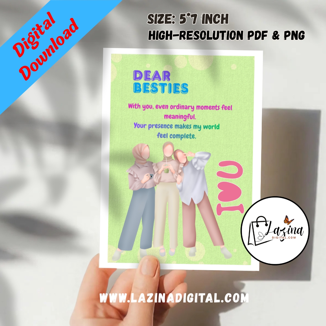 printable friendship day greeting card | digital download | instant download printable friendship day greeting card | digital download | instant download